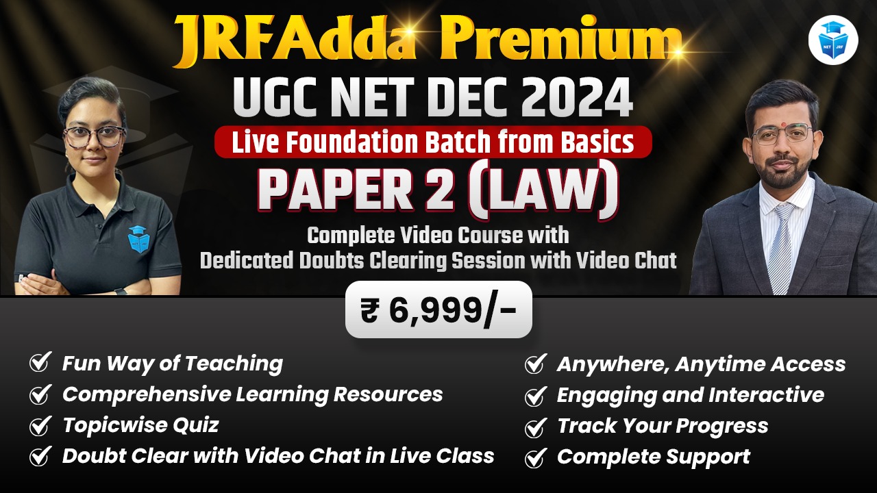 Dec 2024 UGC NET Law Paper 2