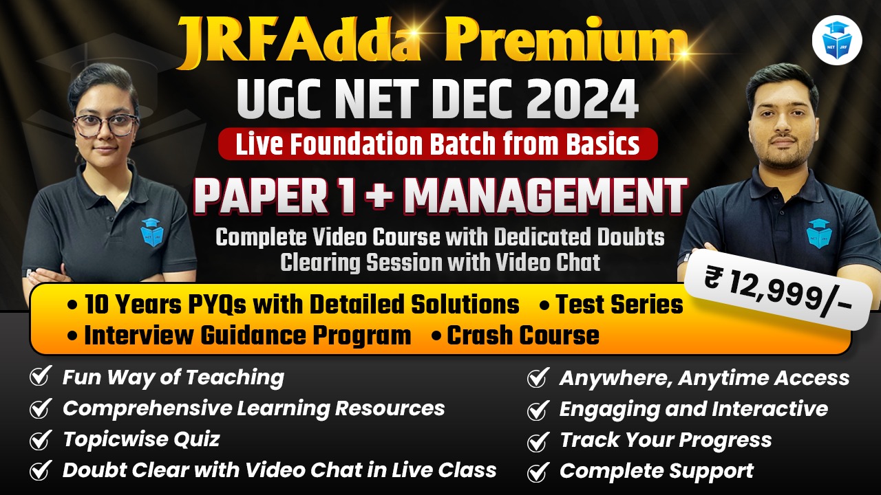 Dec 2024 UGC NET Management (Paper1 + Paper 2)