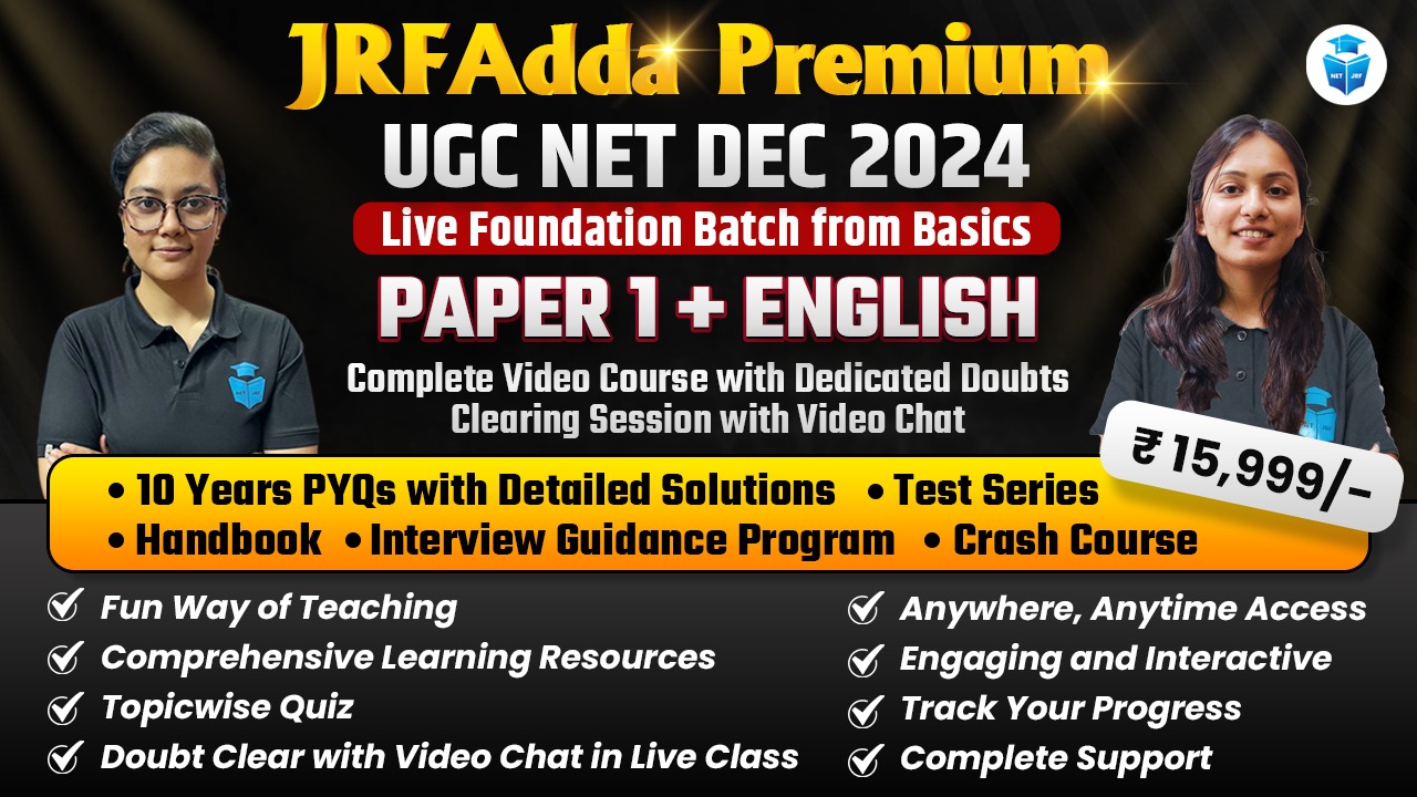 Dec 2024 UGC NET Complete English Batch(Paper1+Paper2 )