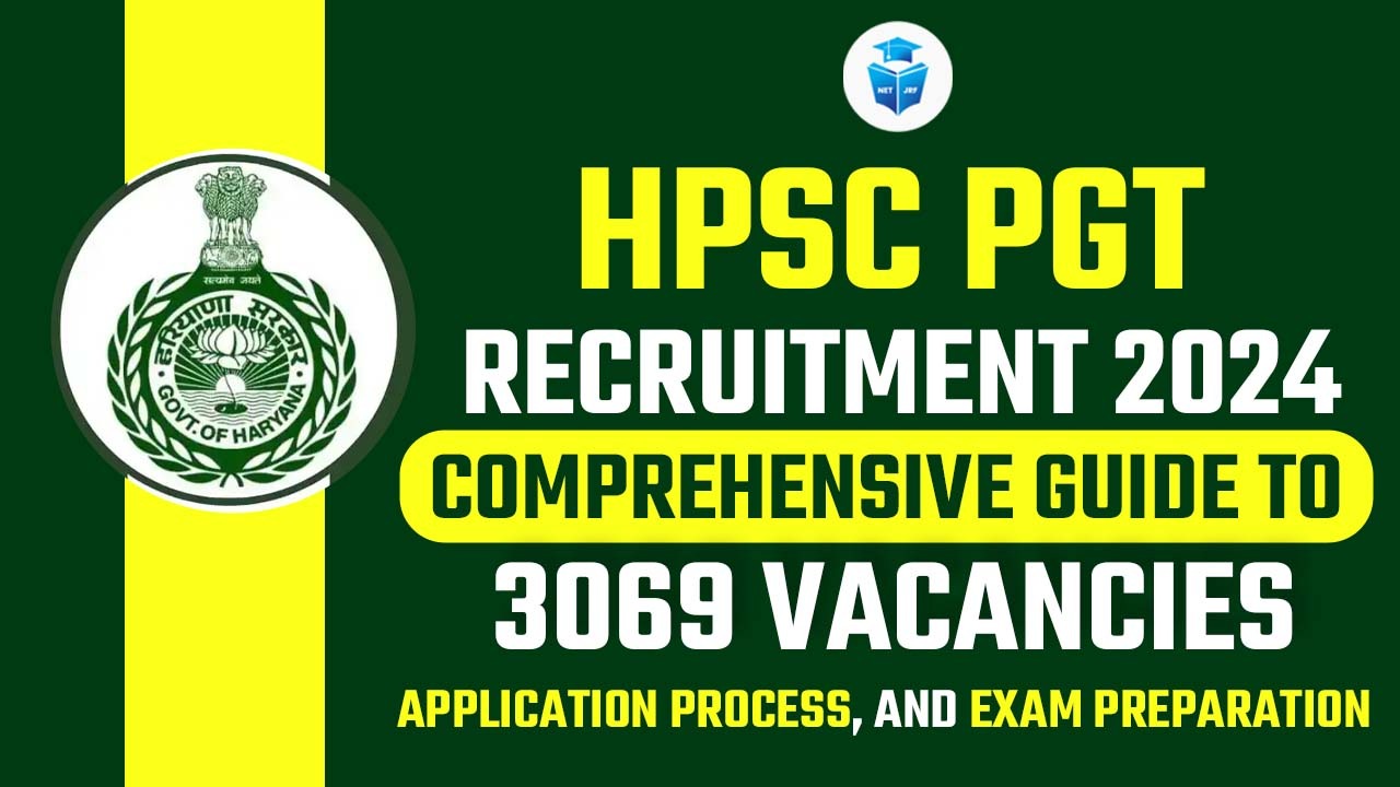 HPSC PGT Recruitment 2024