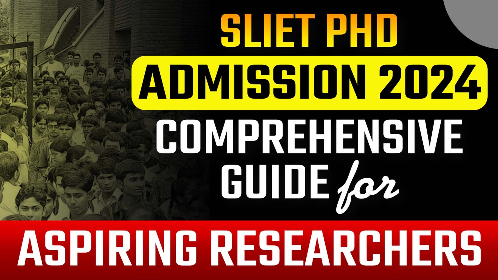 SLIET PhD Admission 2024