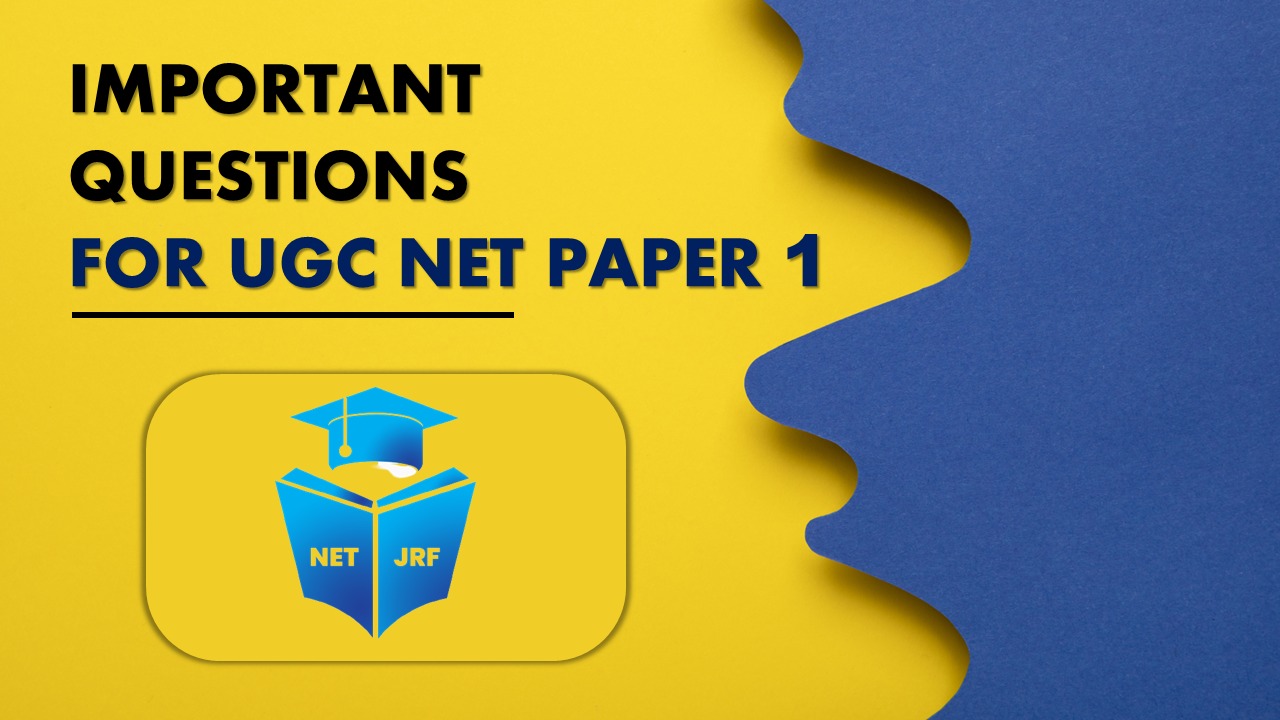 Most Expected UGC Net Paper 1 Questions & Answer