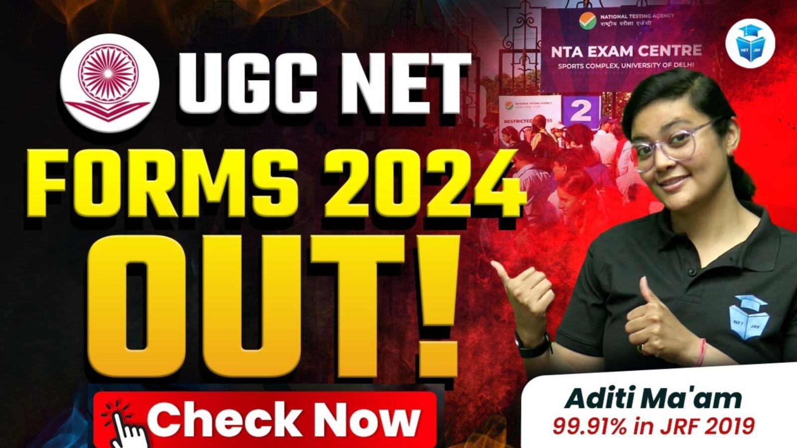 UGC NET 2024 UGC NET June 2024 Application Form 2024 ( Out ) Dates