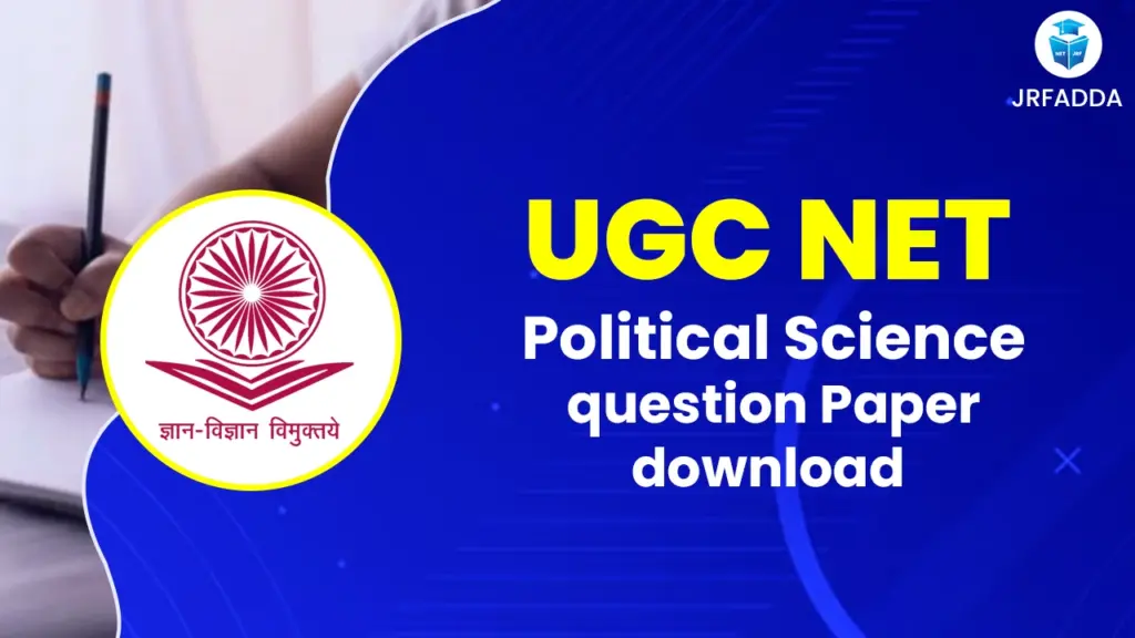 UGC NET Political Science question Paper download